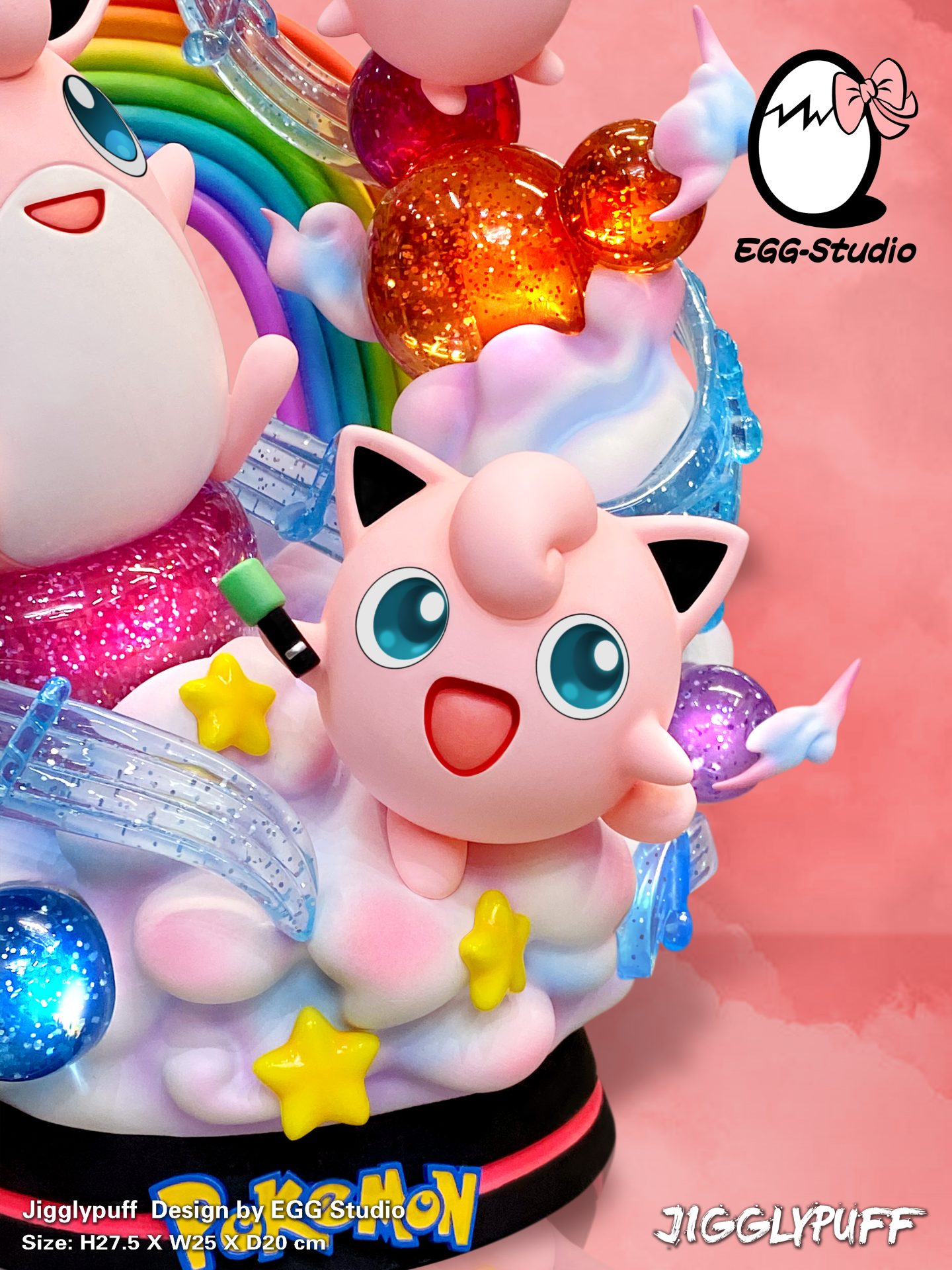 Egg Studio Pokemon Jigglypuff Family GK Resin Statue PREORDER Toy Okoku