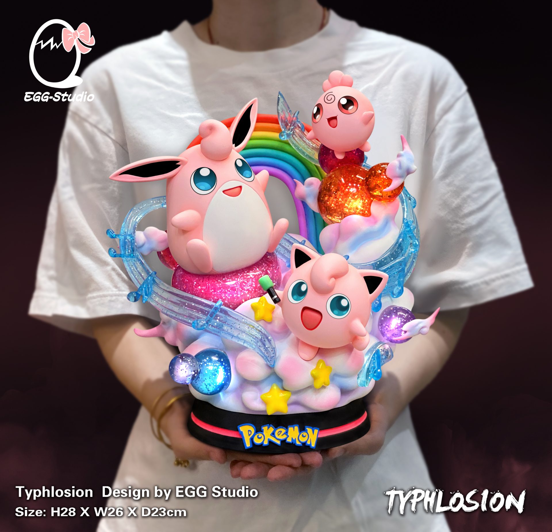 Egg Studio Pokemon Jigglypuff Family GK Resin Statue PREORDER Toy Okoku