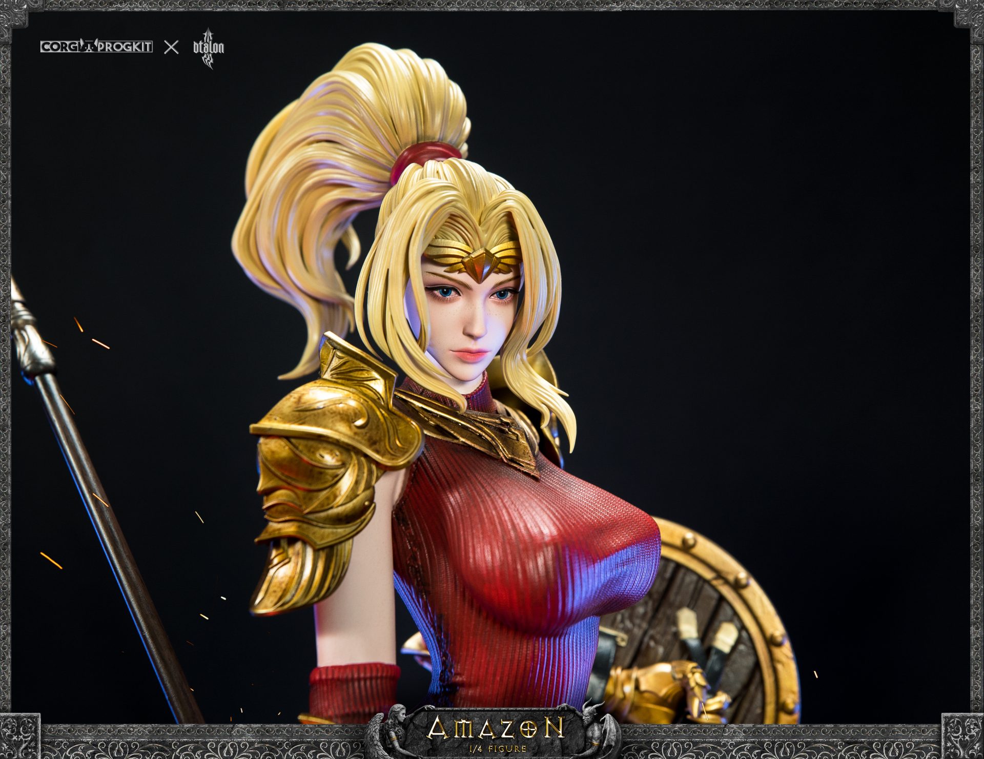 Dtalon Studio 1/4 scale Diablo 2 Amazon GK Resin STATUE PREORDER 