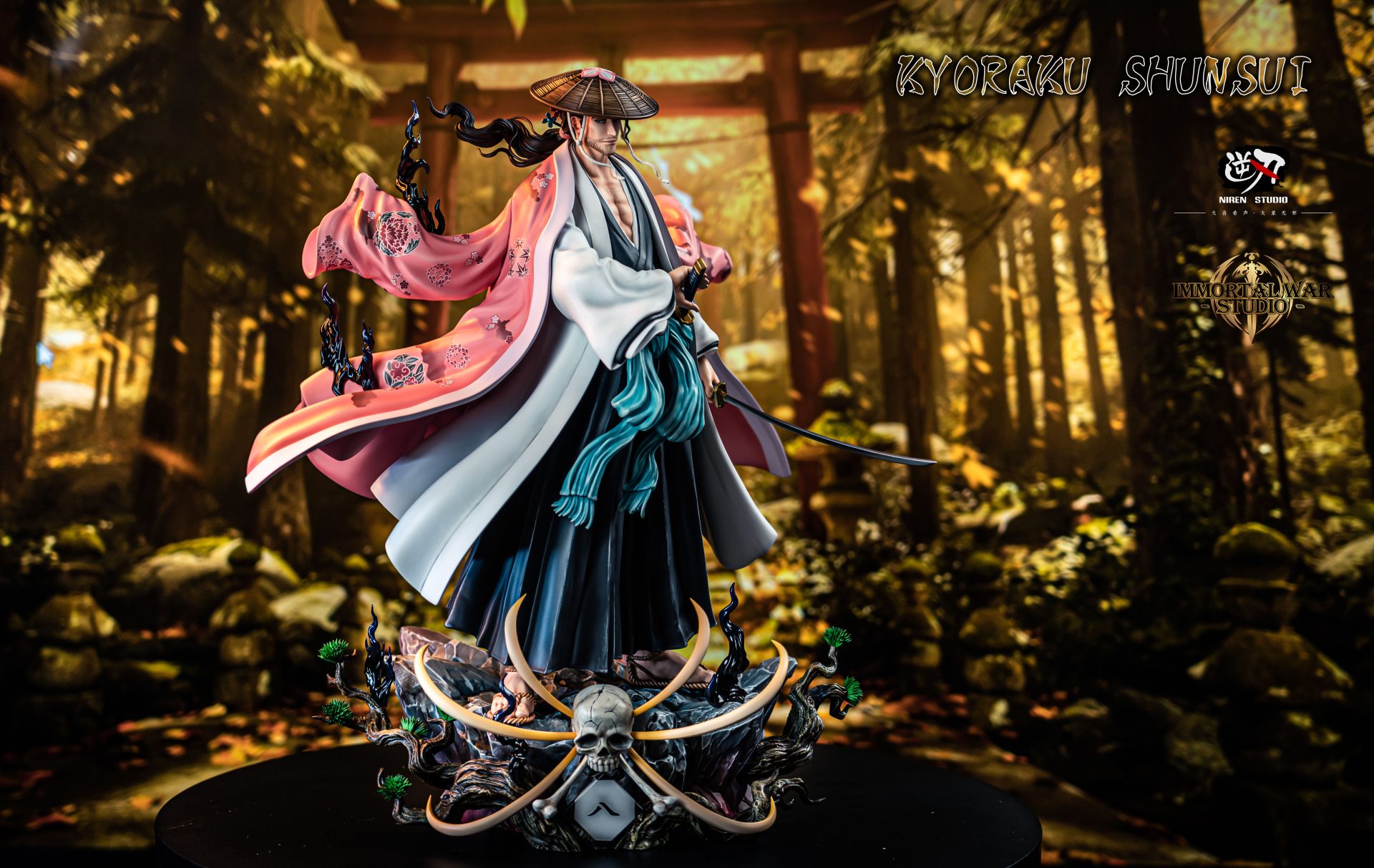 I.W x Niren Studio 1/6 Kyoraku Shunsui Statue GK Resin