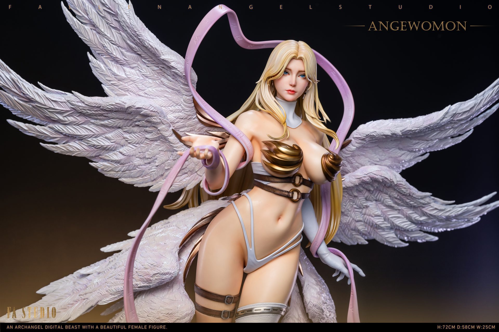 FA Studio 1/4 scale Digimon Angewomon + Lady Devimon GK