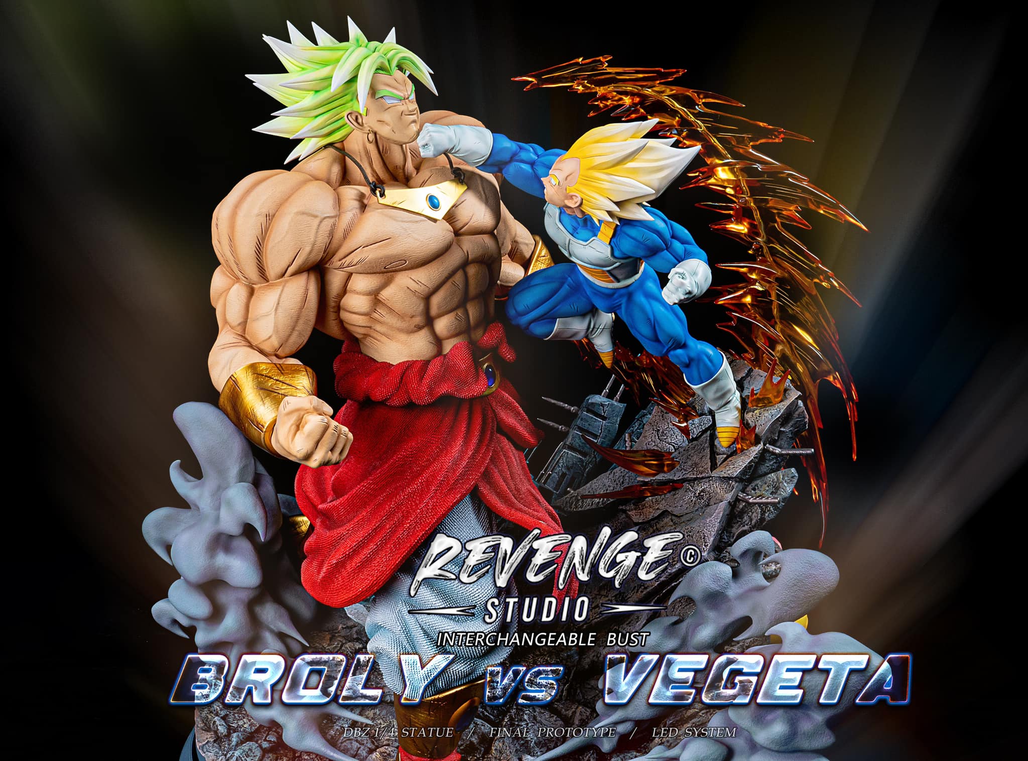 【※グリーズマン】　タンクトップBKM　BROLY+VEGETA グリーズマン】 タンクトップBKM BROLY+VEGETA KD Collectibles