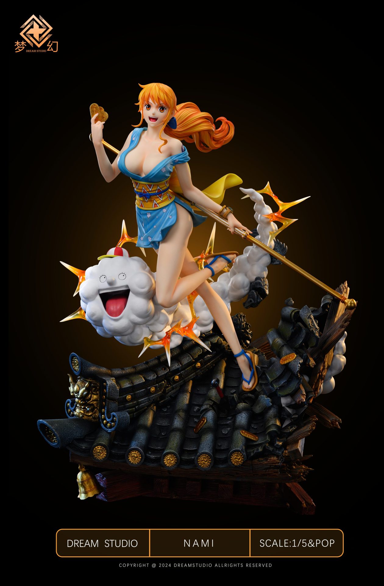 カワムーToy's my dream Studio　ナミ Toy's my dream Studio One Piece Nami Resin Collectible