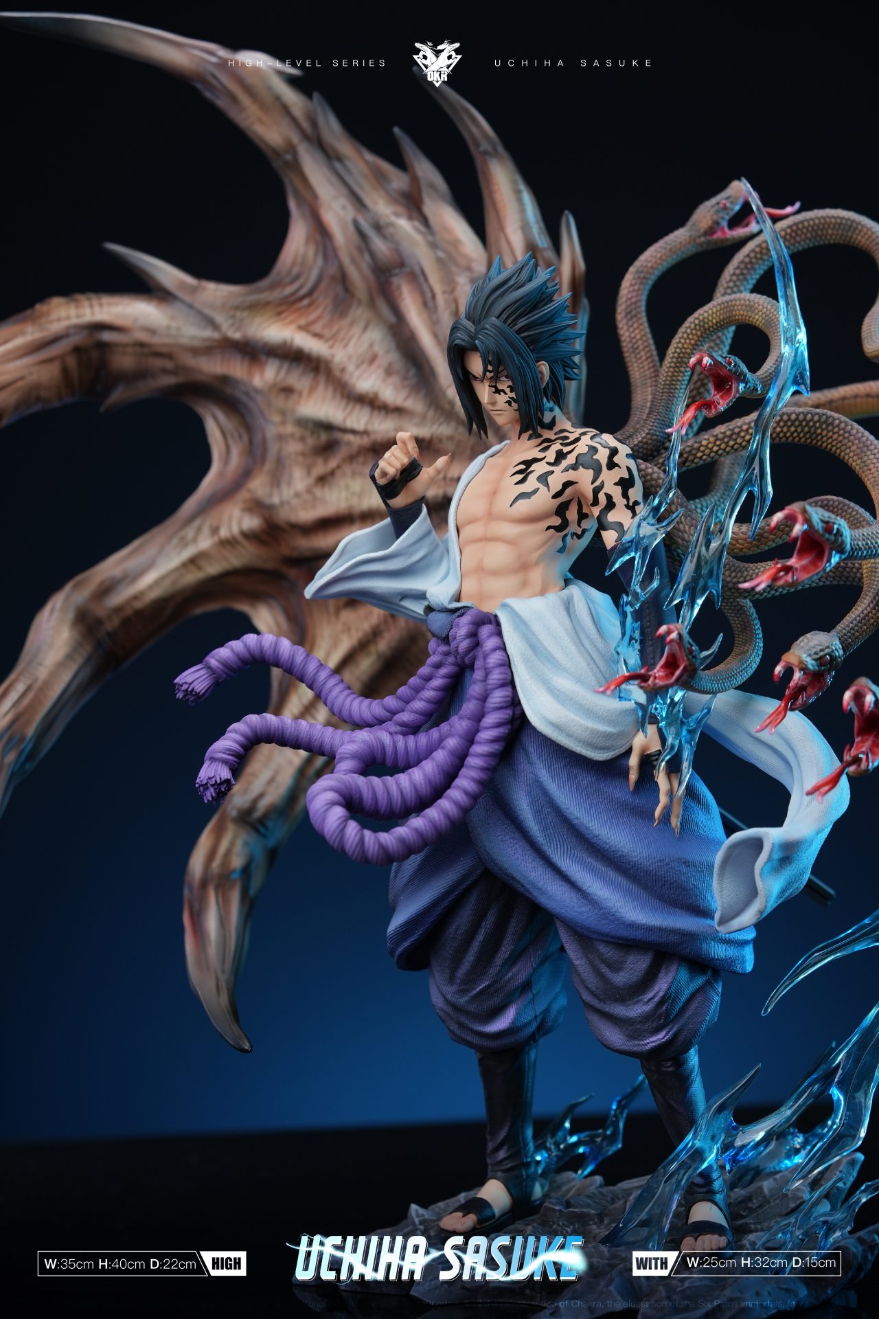 まさ　Okr-Studio　サスケ OKR Studio Curse Mark Uchiha Sasuke Resin Statue - Toy Okoku
