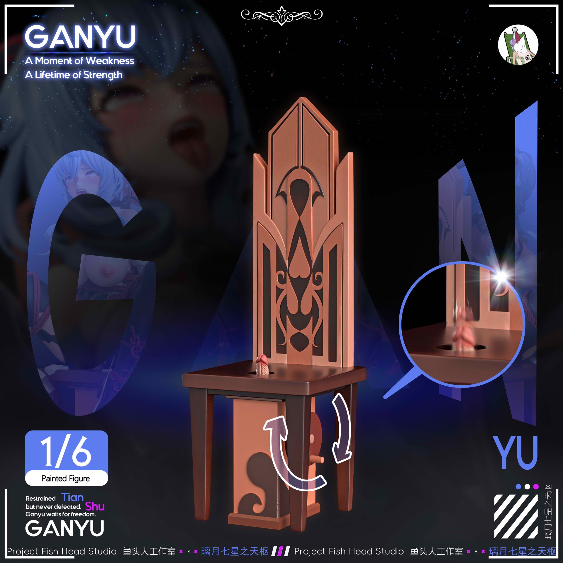 Fish Head Studio 1/6 Scale Ganyu GK Resin STATUE PREORDER Toy Okoku