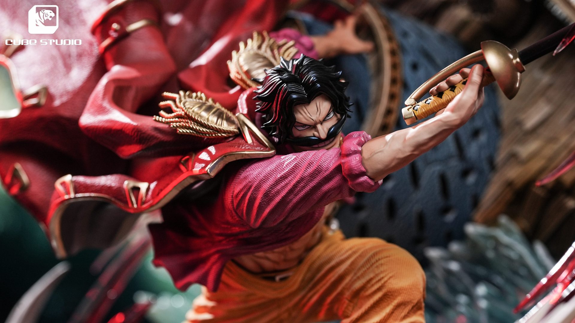 Cube Studio OP Gol D Roger GK Resin Statue PREORDER Toy Okoku