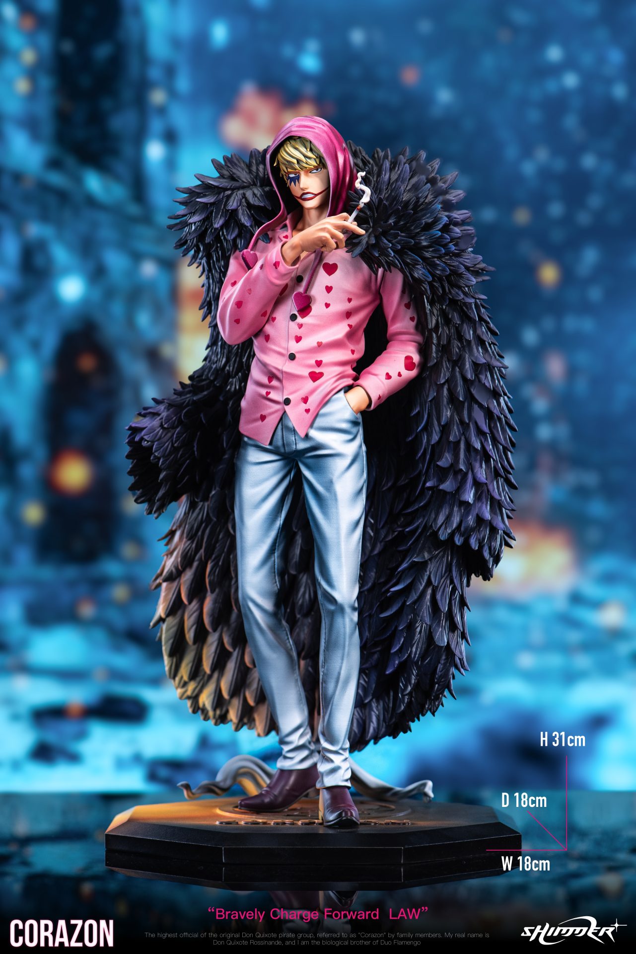 Shimmer Studio OP Donquixote Rosinante Corazon GK Resin Statue PREORDER -  Toy Okoku