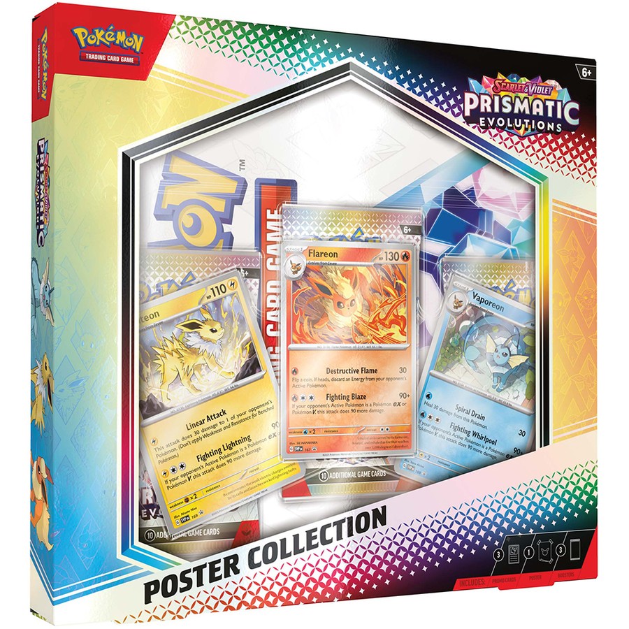 pokemon tcg Scarlet & Violet Prismatic Evolutions Poster Collection box