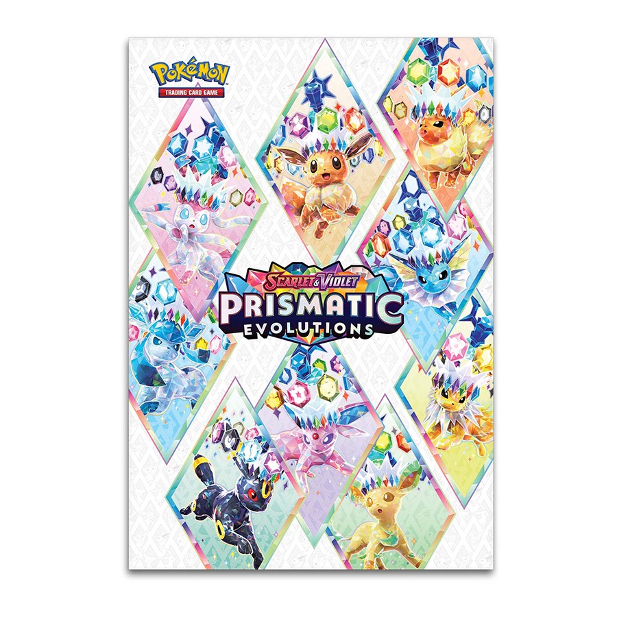 pokemon tcg Scarlet & Violet Prismatic Evolutions Poster Collection cover