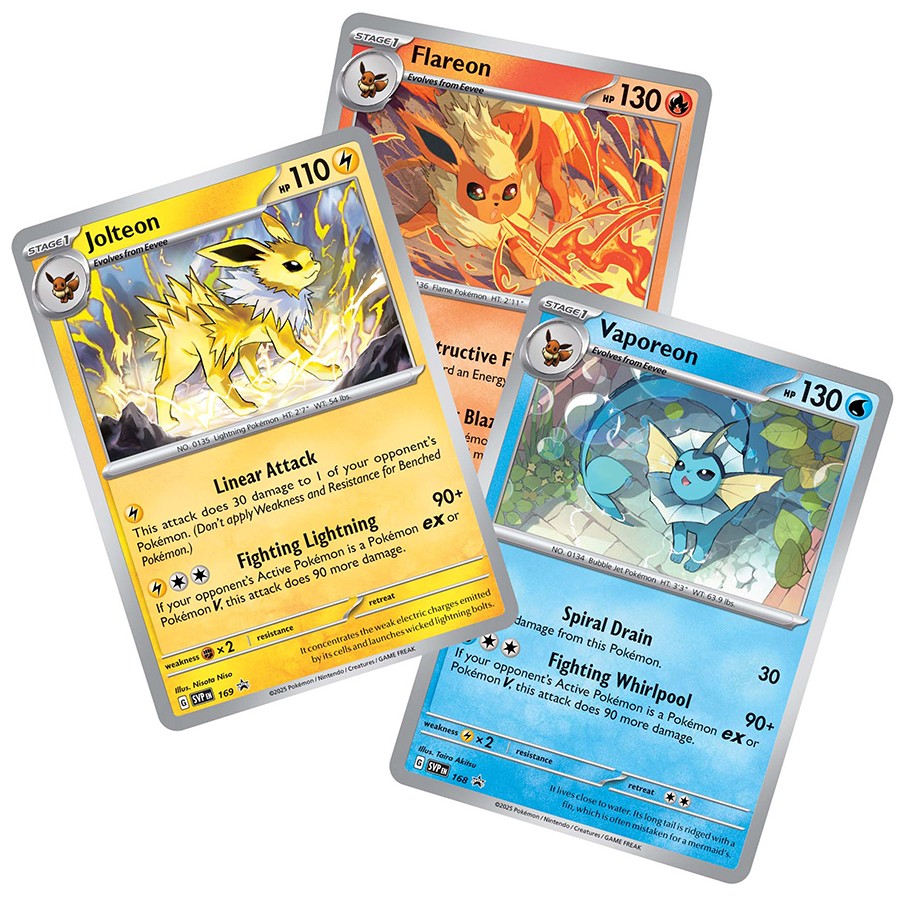 pokemon tcg Scarlet & Violet Prismatic Evolutions Poster Collection eeveelutions