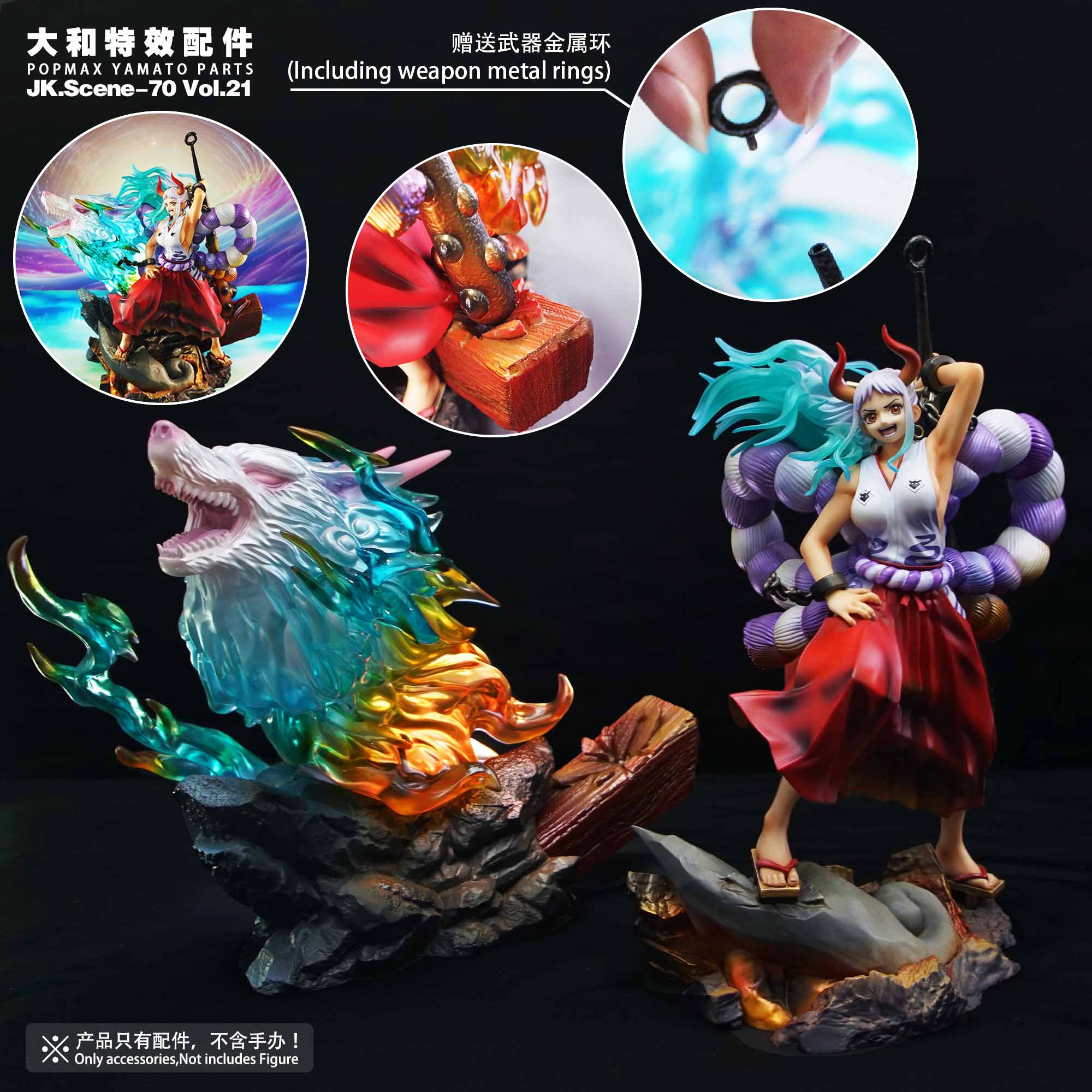 Yamato Resin Statue + Accessories | One Piece - PREORDER