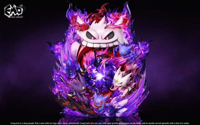 EMO Studio Graduation Model #1 Gengar Resin Statue - promo