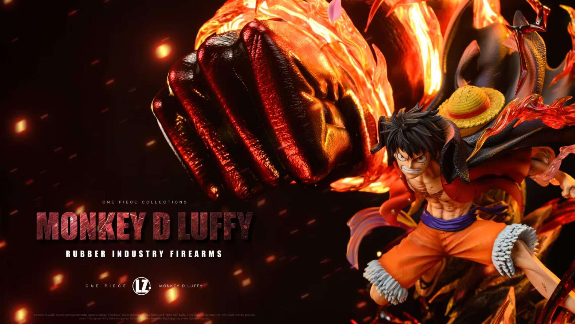 LZ Studio OP Series 04 Gear Third Enka Luffy Resin Statue PREORDER
