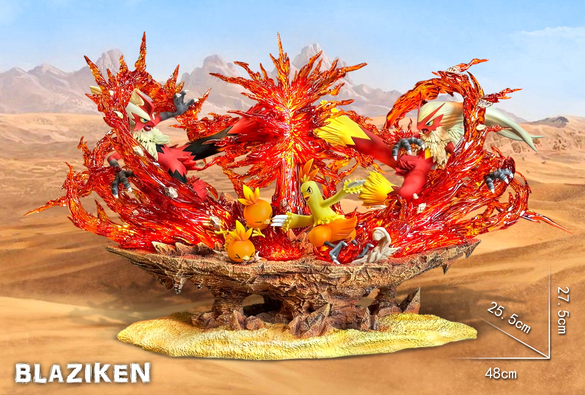 PPAP Studio Blaziken GK Resin Statue PREORDER - Toy Okoku
