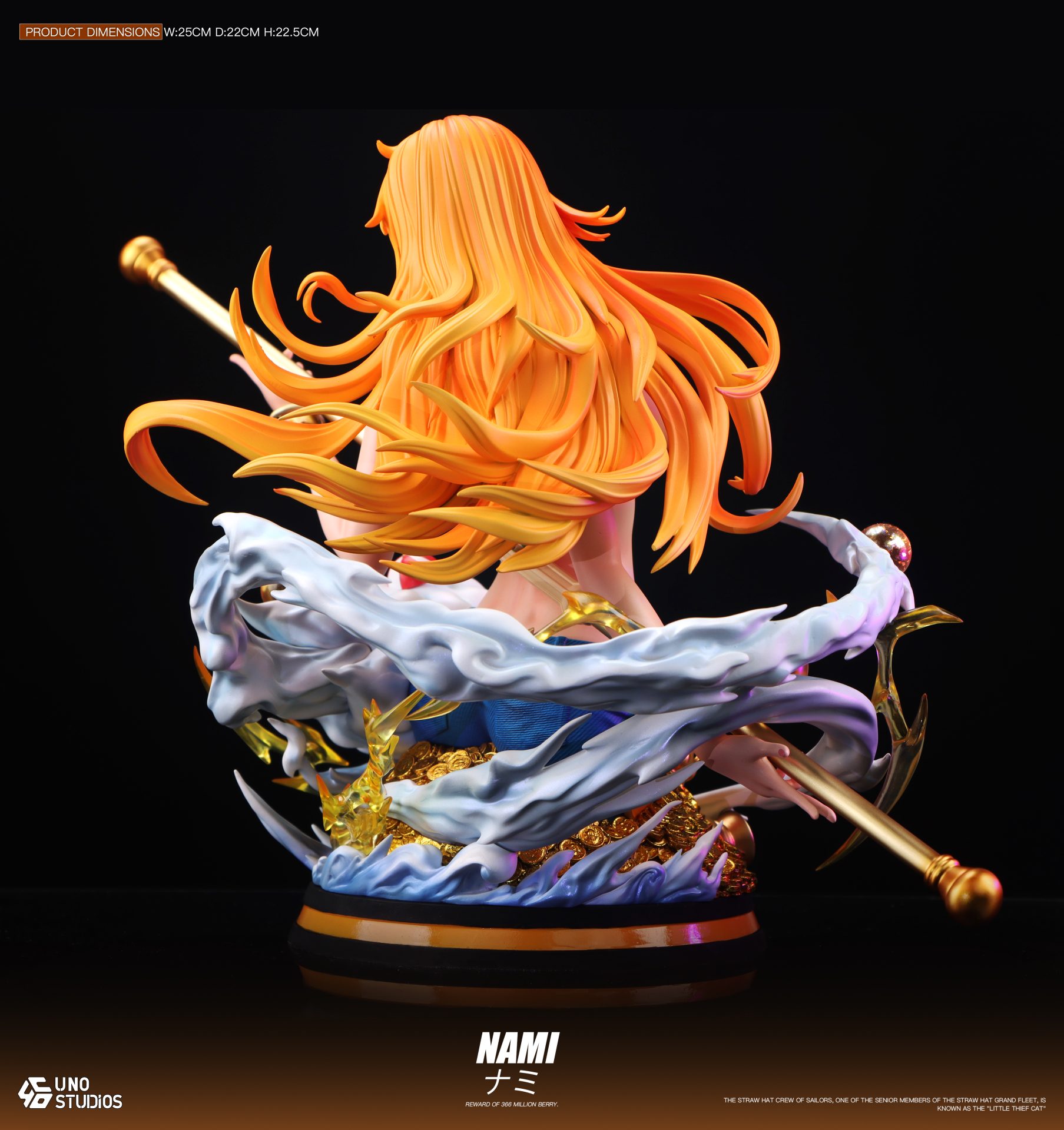 ライダーUnoーStudioナミ UNO Studio 1/4 Scale OP NAMI Resin Statue PREORDER - Toy Okoku
