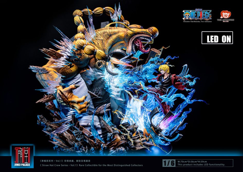 Jimei Palace Studio OP Sanji vs. Queen Resin Statue PREORDER - Toy