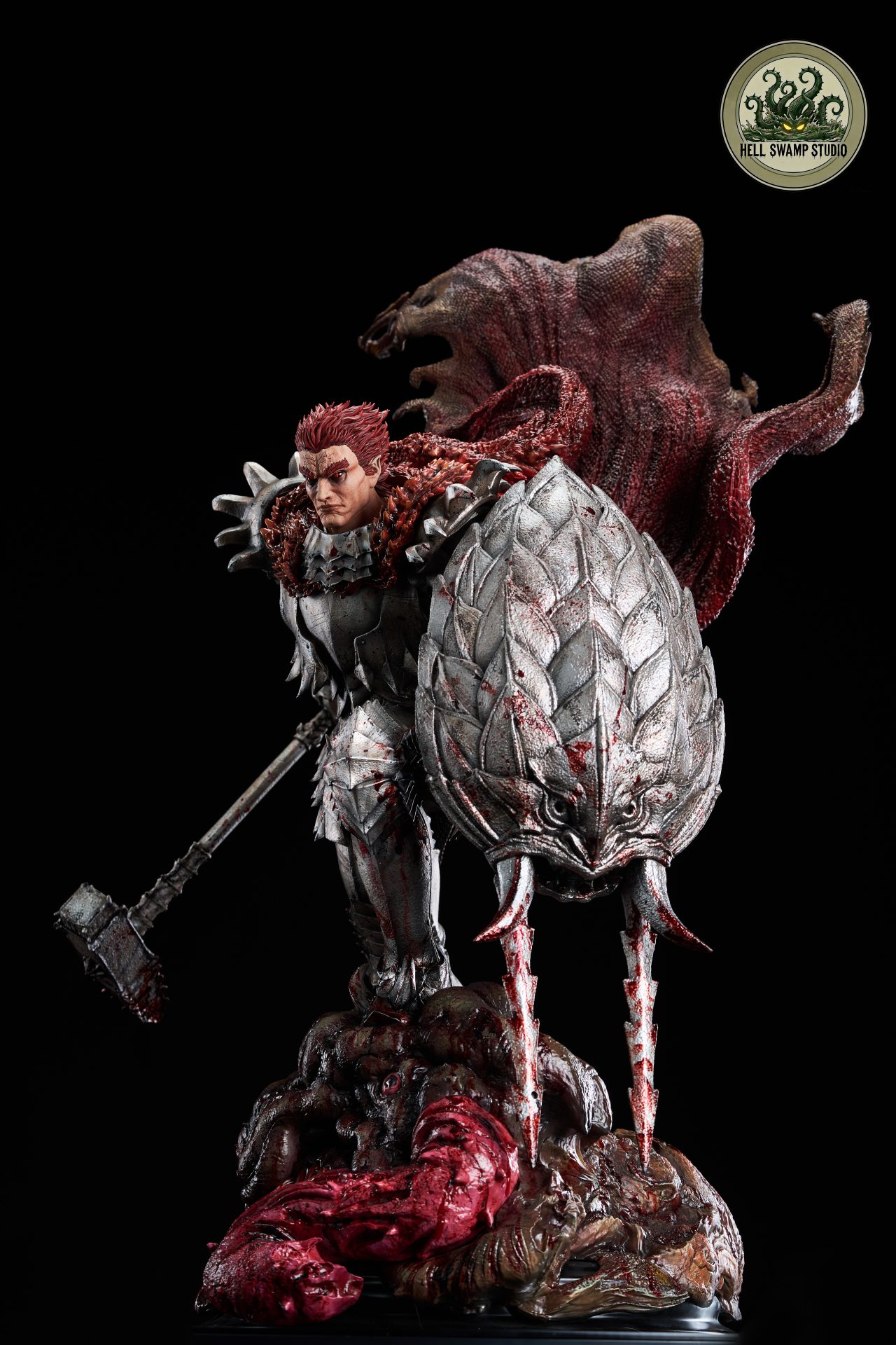 【値下げ】HELL BANKER フィギュア 【未開封】 Hell Swamp Studio 1/4 & 1/6 Scale Grunbeld Berserk Resin Statue